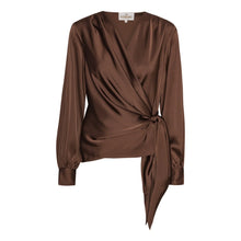 Load image into Gallery viewer, Ines Blouse Semi Rich Brown
